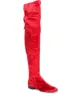 Image 2 of Alberta Ferretti velvet over-the-knee boots
