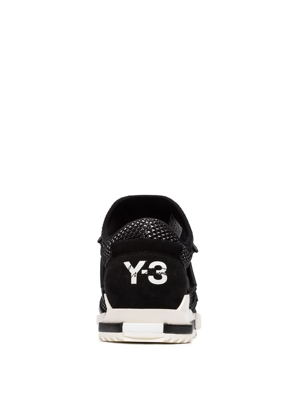 Y-3 zwarte Harigane sneakers van leer