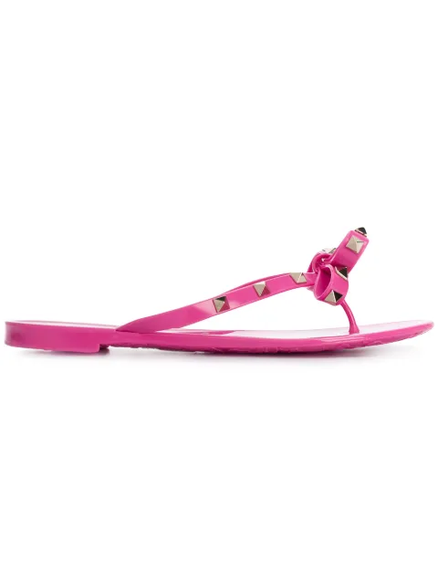 Valentino Garavani Rockstud flip flops