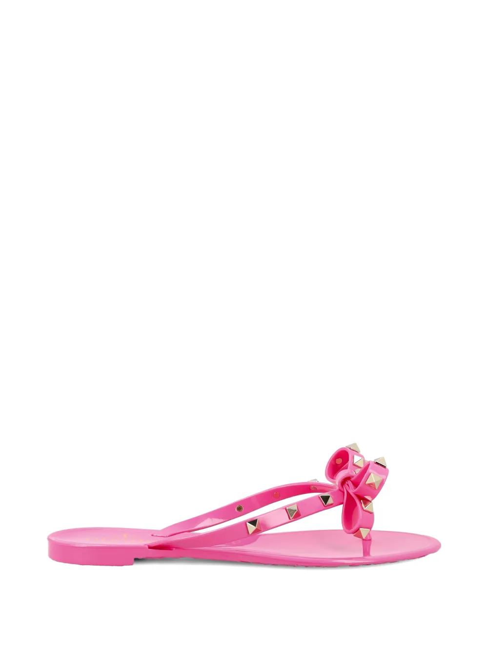 Valentino Garavani 'Rockstud' Flip-Flops - Rosa