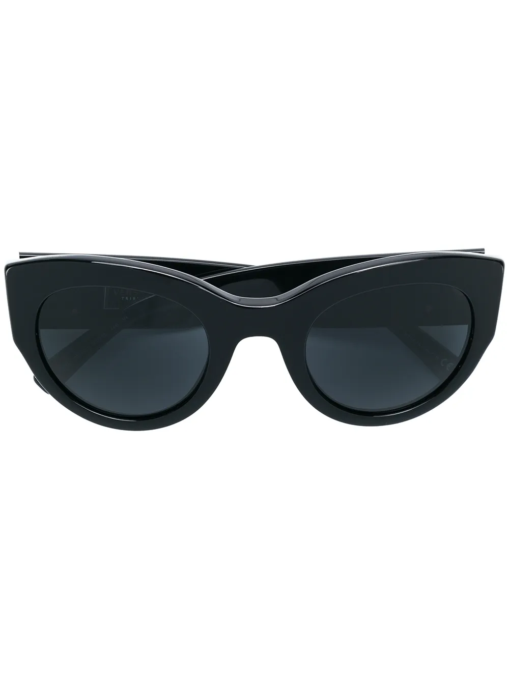 Versace Cat Eye Sunglasses In Black