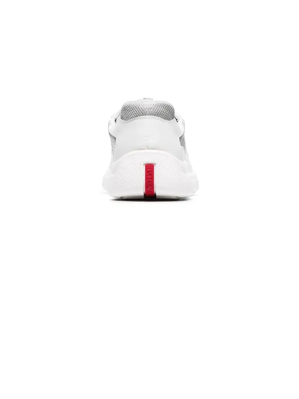 red and white prada sneakers