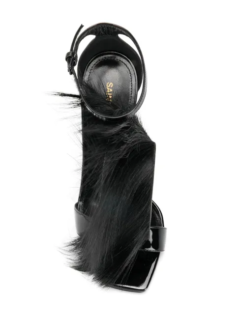 Saint Laurent Jamie 110 Sandals In Black