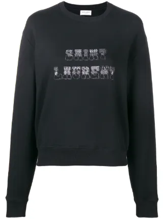 Sweatshirt Noir Embellished Patch Sweatshirt Patch Fendi Fendi Noir Fendi Embellished Patch xzWv8S