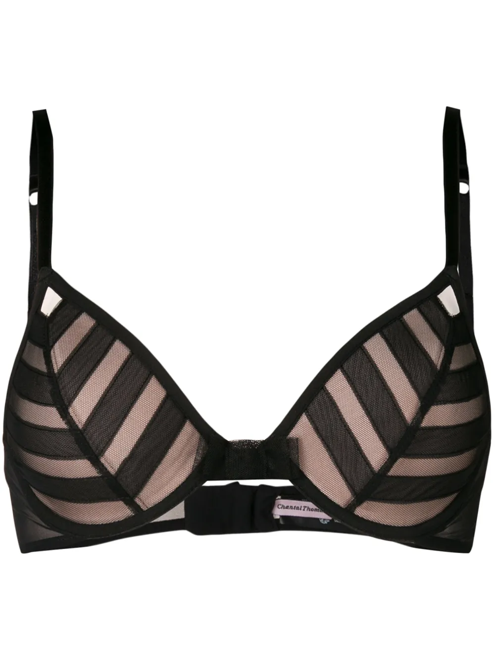 Chantal Thomass Stripe Sheer Bra - Farfetch