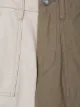 Denim Dungaree contrast trousers