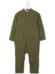 الصورة 1 من Denim Dungaree star embroidered jumpsuit