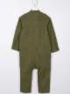 الصورة 2 من Denim Dungaree star embroidered jumpsuit