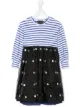 الصورة 1 من Go To Hollywood long-sleeve panelled dress