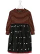 الصورة 1 من Go To Hollywood long-sleeve panelled dress
