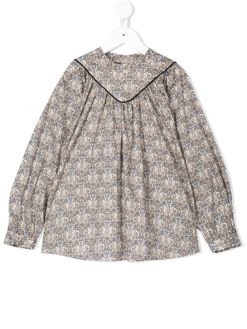 Fith butterfly printed blouse