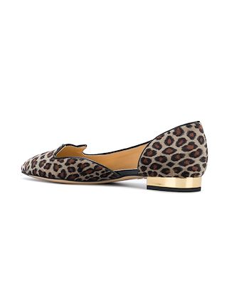 leopard print ballerina shoes展示图