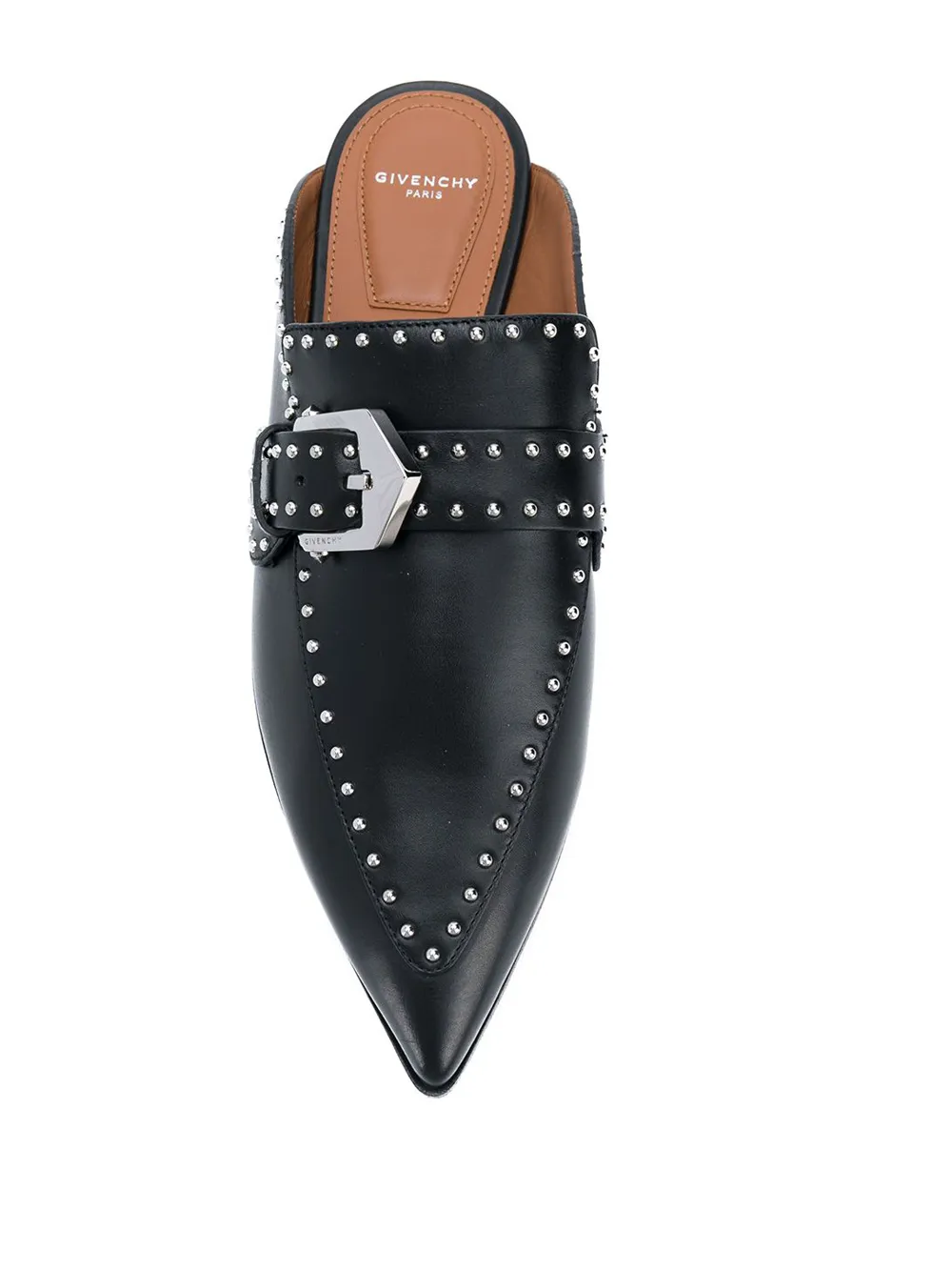Givenchy studded slip-on mules Zwart