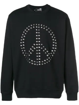 Moschino deals peace sweatshirt