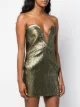 Saint Laurent textured mini dress