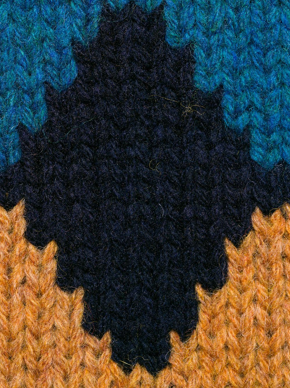 фото Prada свитер свободного кроя с узором в ромбы
