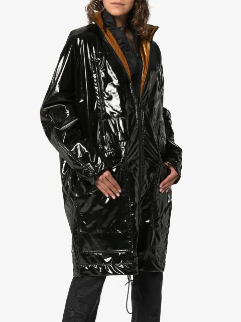 Haider Ackermann Magnolia Vinyl Parka | Farfetch.com