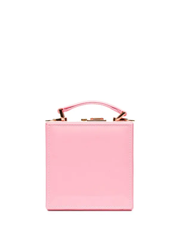 Pink patent leather handbag Clearance