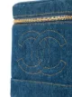 Chanel Pre-Owned 1996-1997 denim CC cosmetic vanity bag