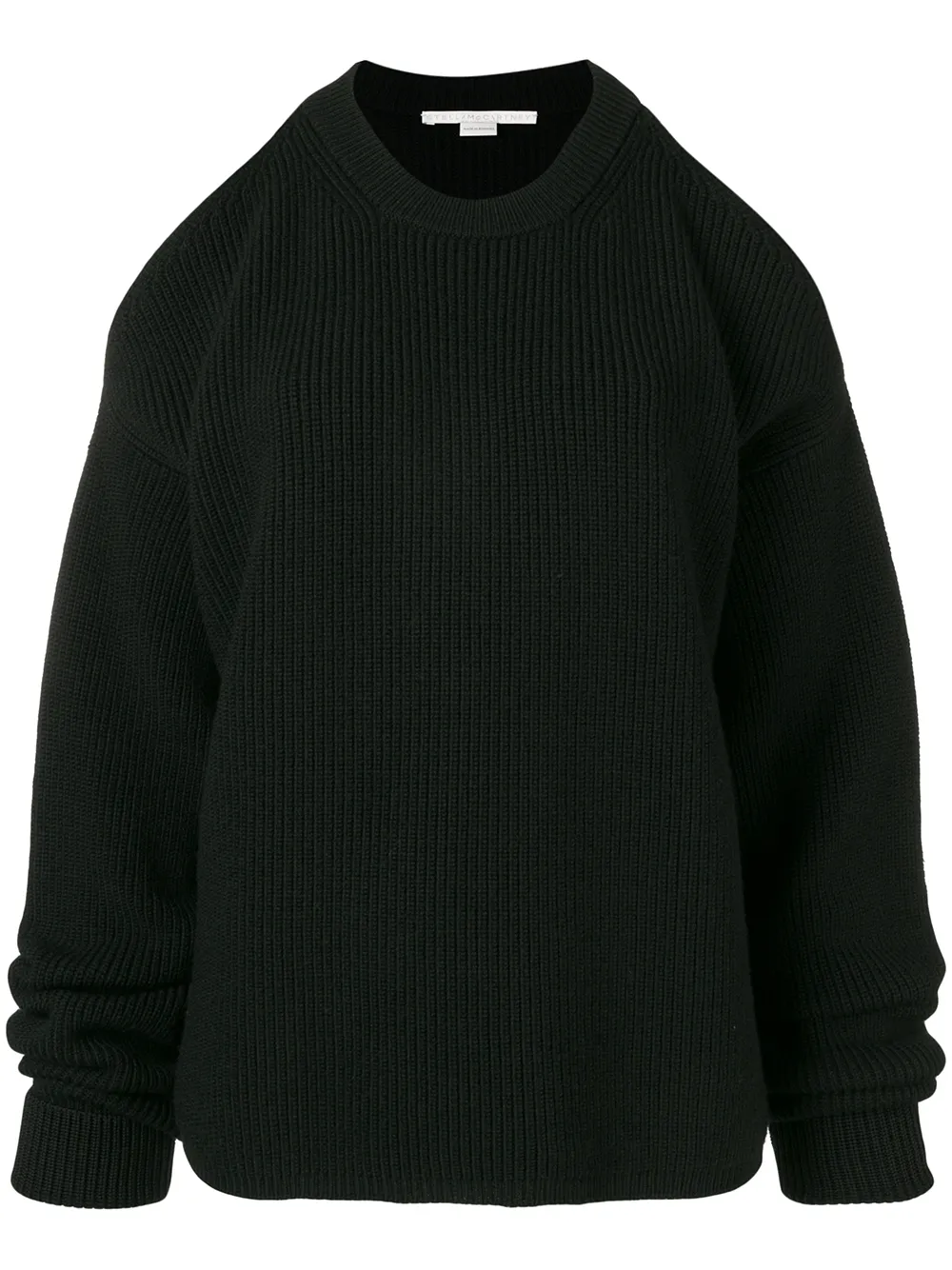 Stella McCartney cold-shoulder jumper - Negro