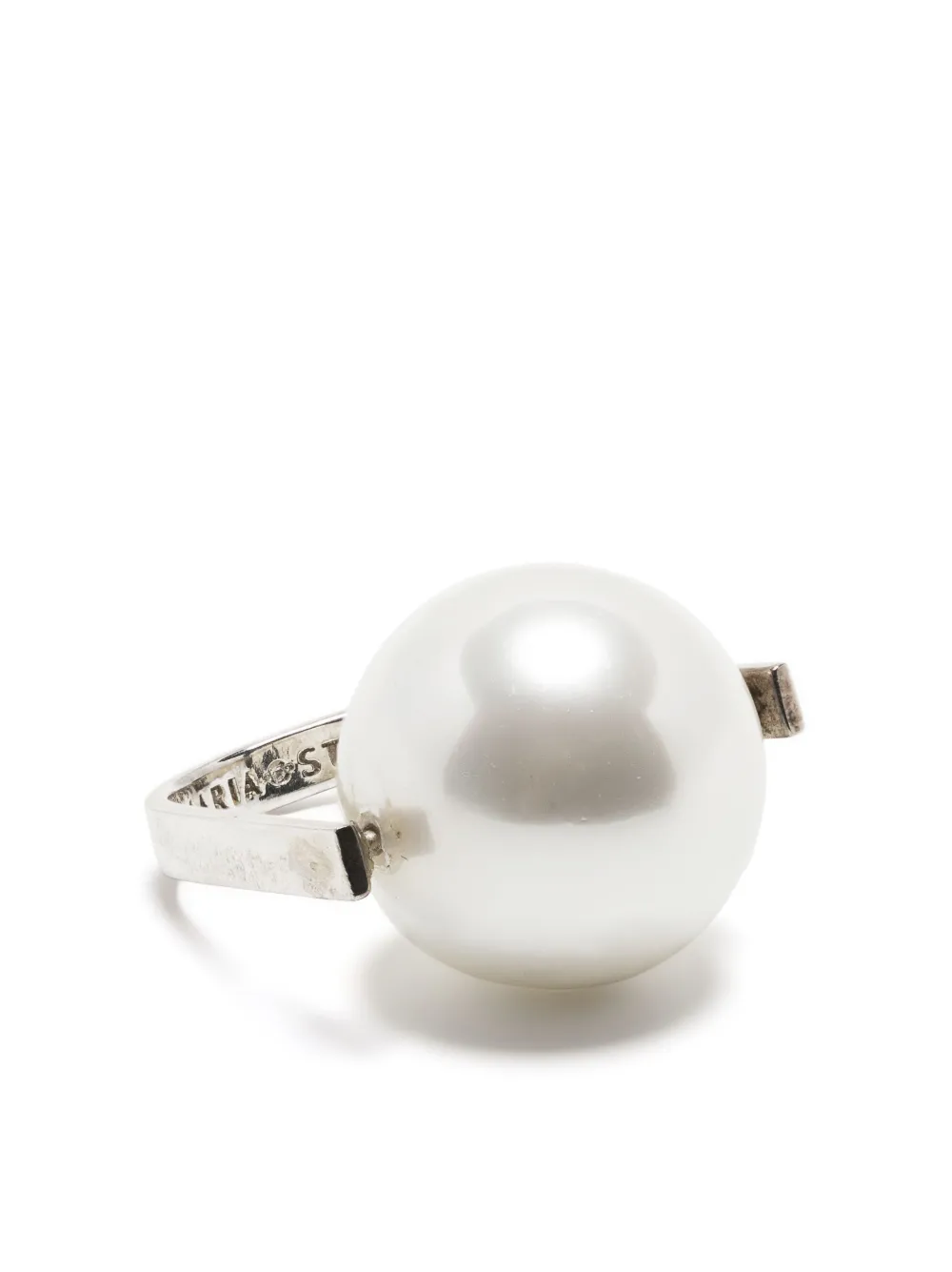 Soludos Ring verfraaid met parel - Zilver
