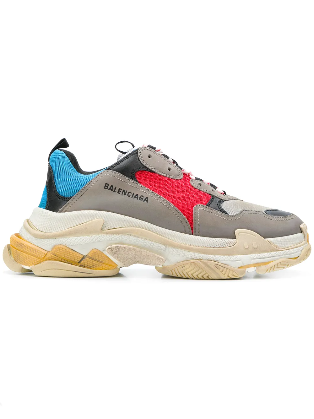Кроссовки Balenciaga Triple s Grey White