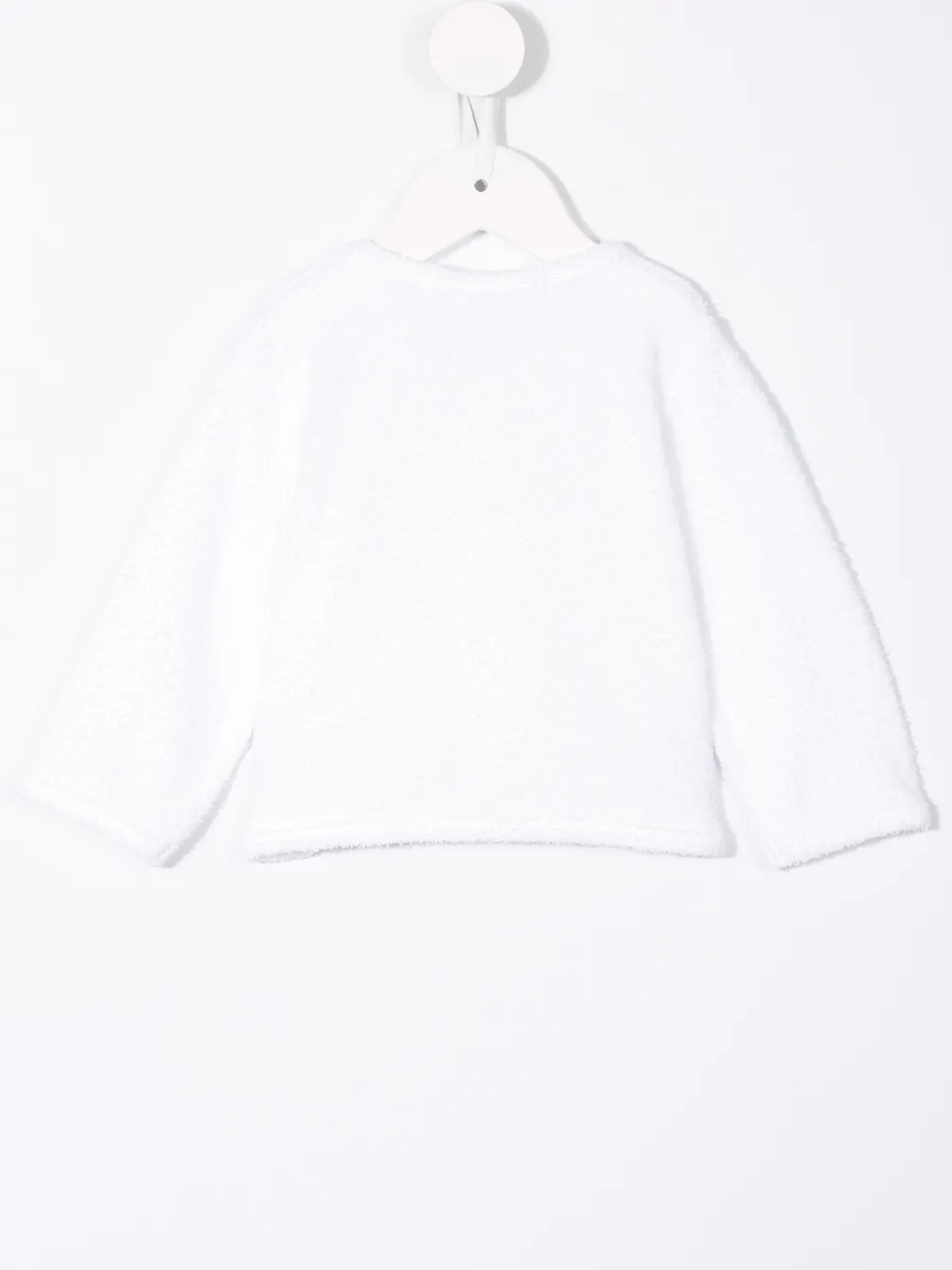 Familiar Vest met textuur - Wit