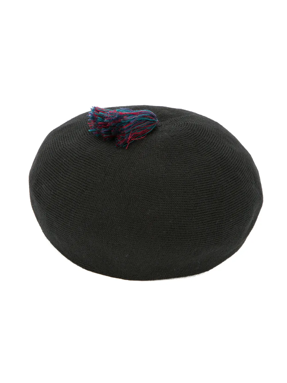 Familiar tassel-detail beret Familiar tassel-detail beret