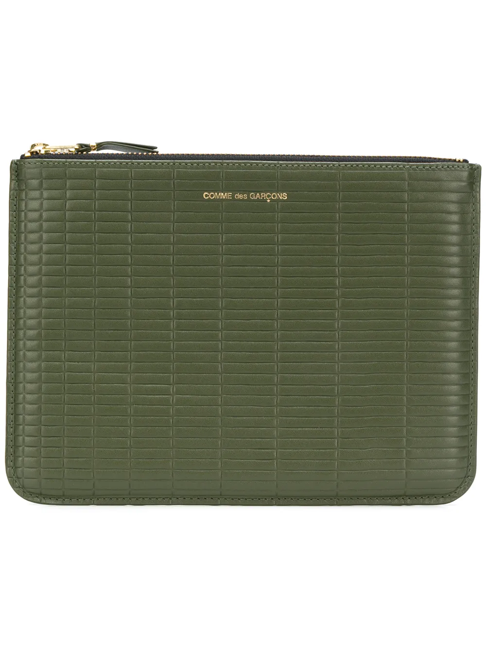 Comme Des Garçons Wallet pochette zippée | vert | Image 1