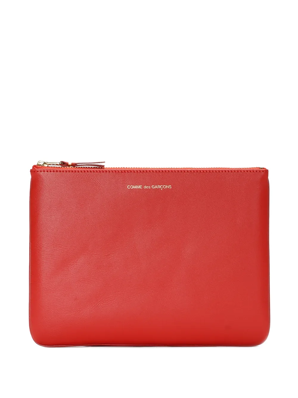 Comme Des Garçons Wallet Pouch con zip - Rosso