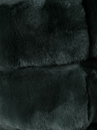 sleeveless fur coat展示图