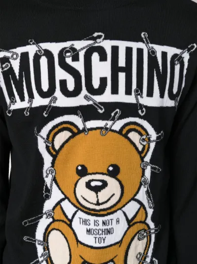 moschino this is not a toy jumper