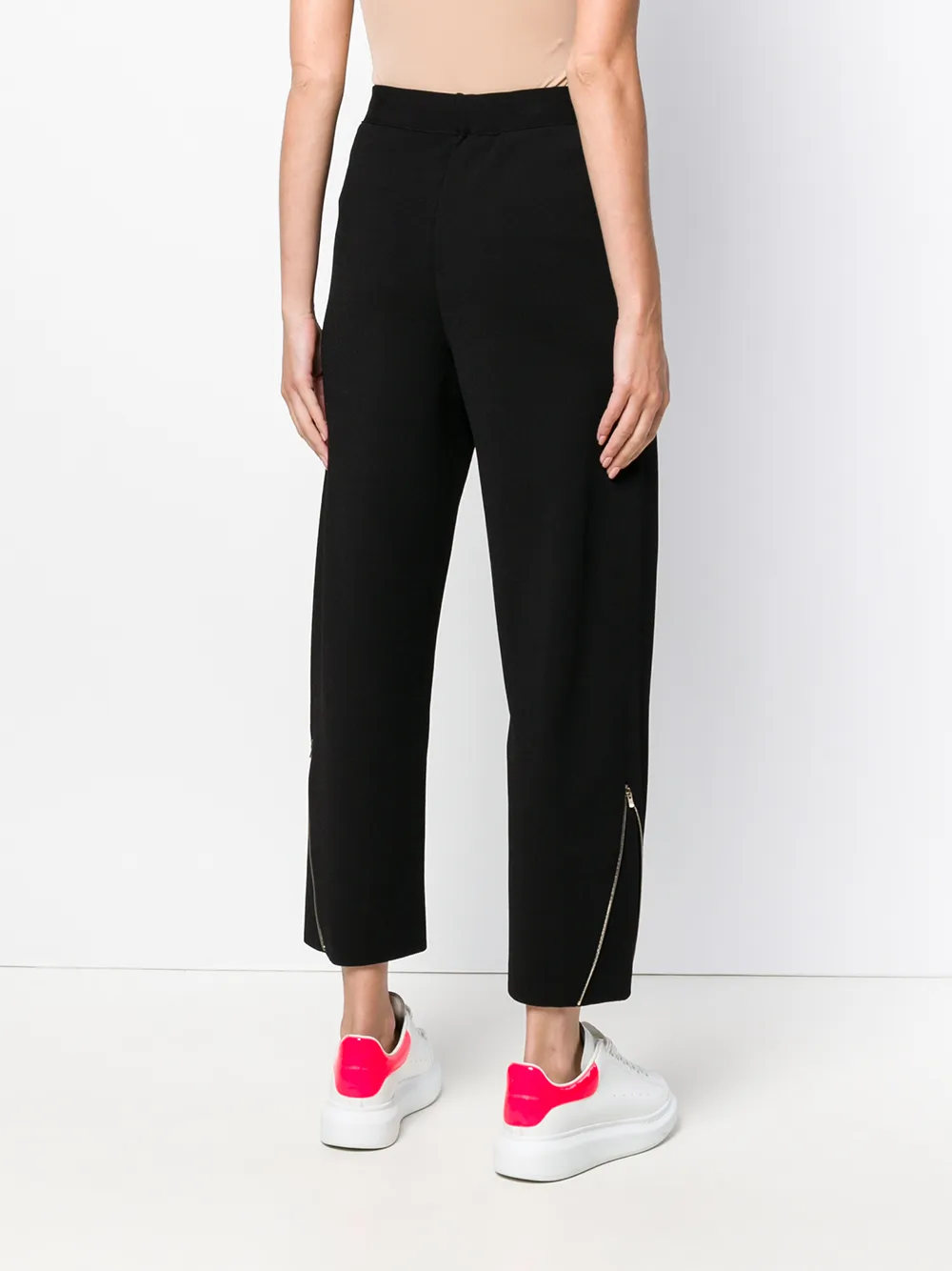 Stella McCartney slim-fit broek Zwart