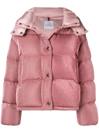 moncler caille velvet puffer jacket