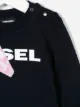 Diesel Kids سويت شيرت بملصق شعار الماركة