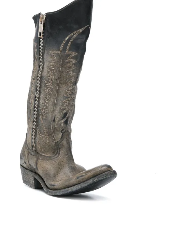 golden goose distressed boots