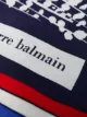 Balmain Pre-Owned وشاح وردية بطبعة