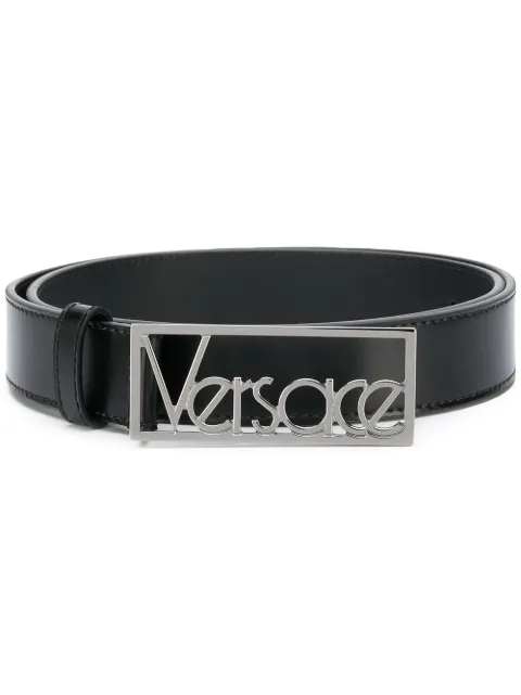 Versace logo buckle belt
