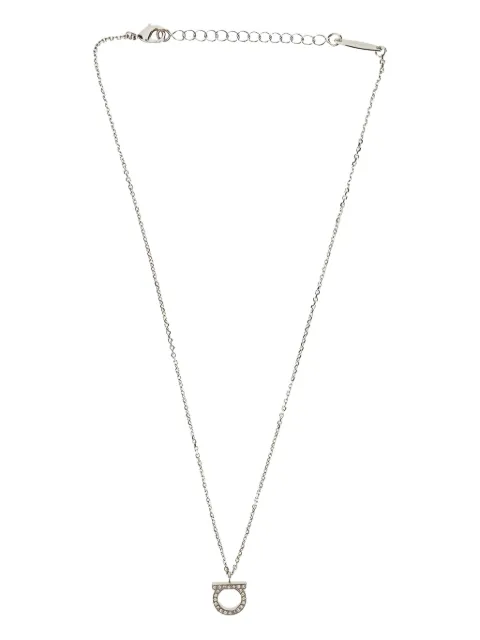 Ferragamo collar Gancio con detalles de cristal
