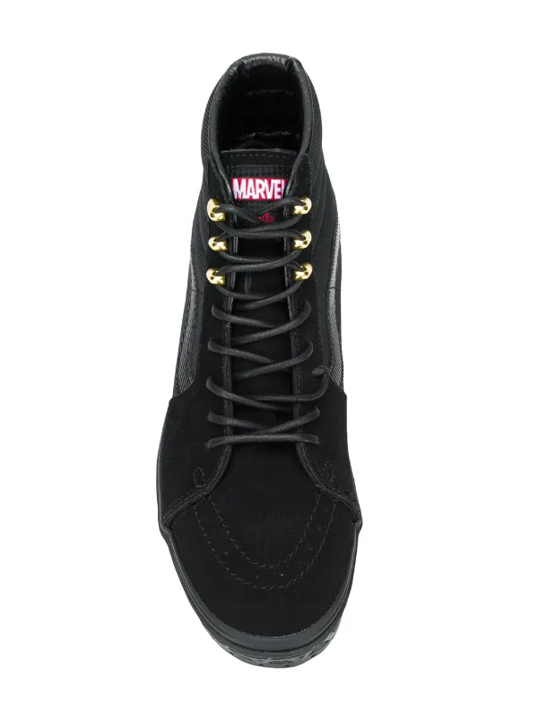 vans sk8 hi black panther