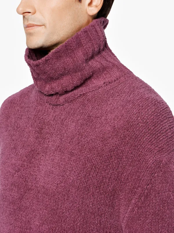 Aubergine Cotton Blend Chenille 0003 