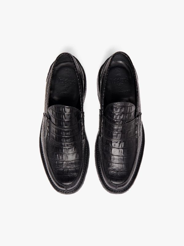 moc croc loafers