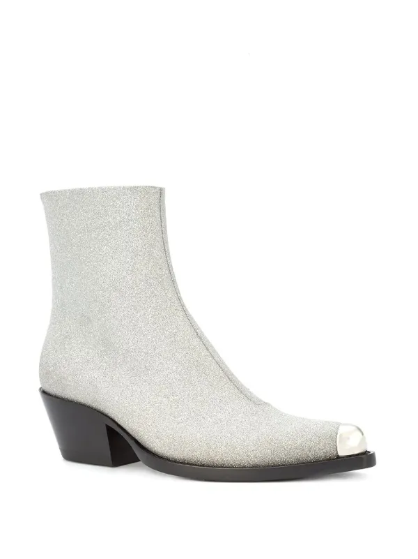 silver tip boots