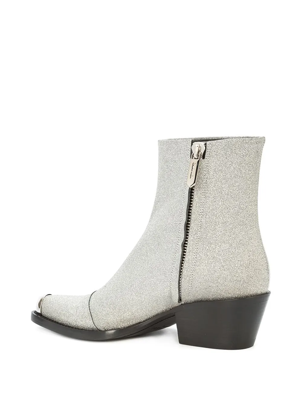 calvin klein silver boots