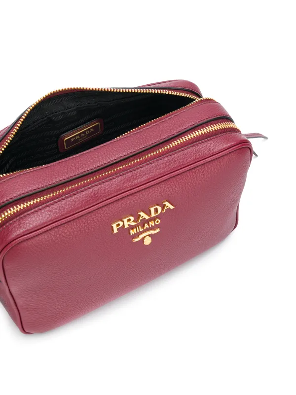 prada double zipper crossbody