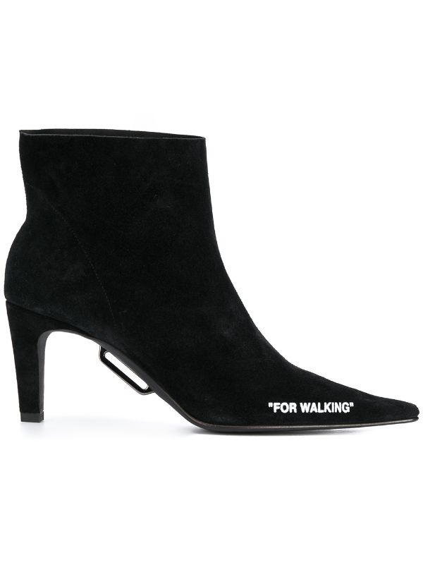heeled walking boots