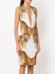 Gloria Coelho Leoa silk dress