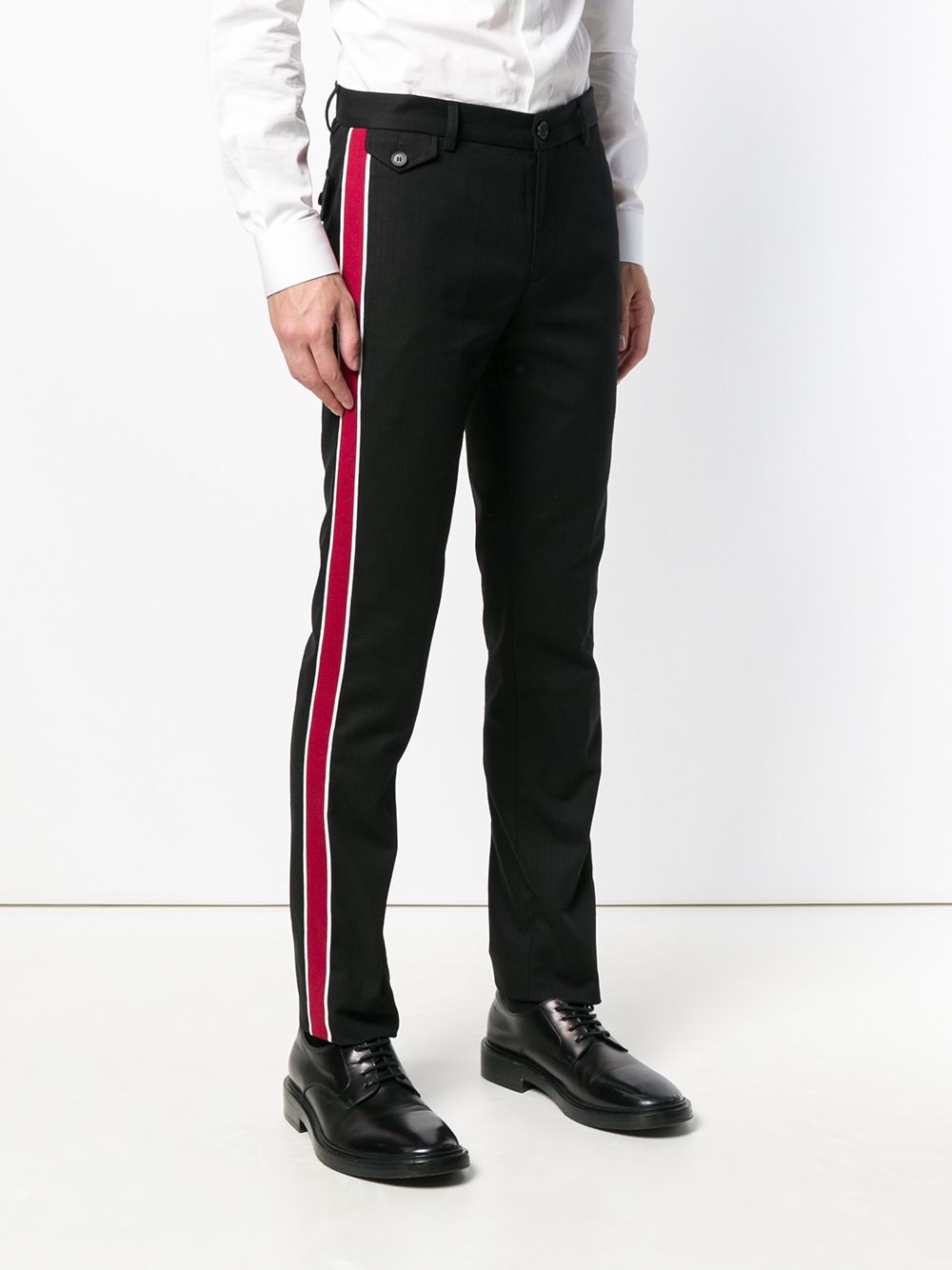 givenchy side stripe pants
