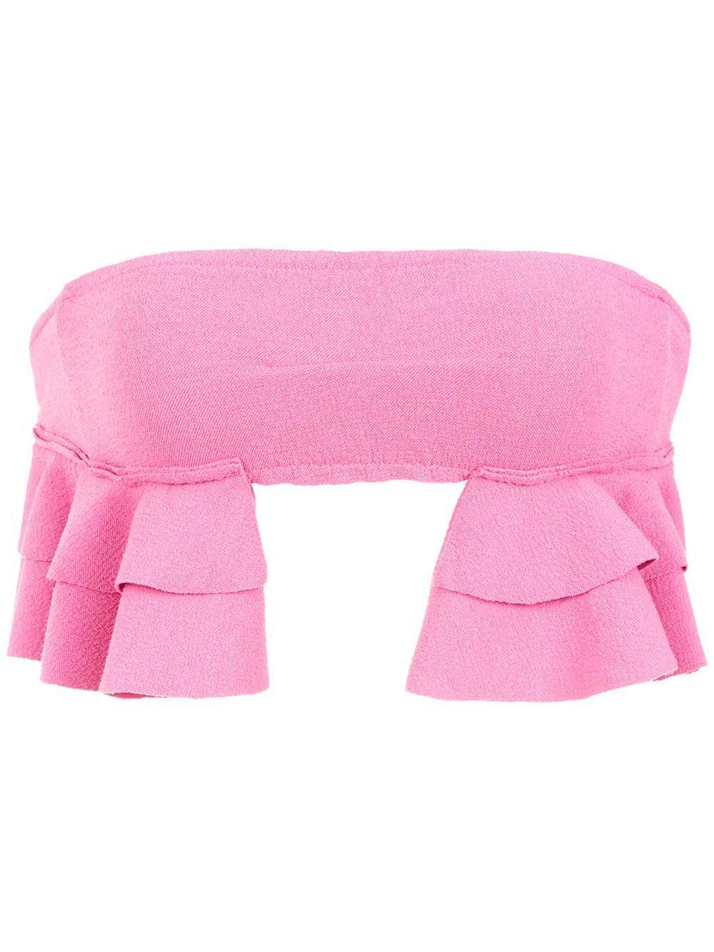 

Clube Bossa top de bikini Turbe tipo bandeau - Rosado