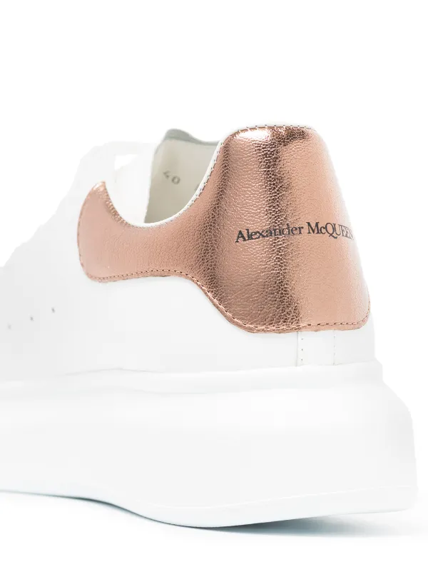 alexander mcqueen oversized leather sneakers